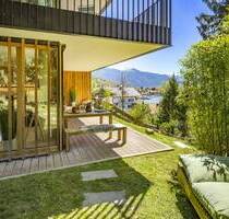 Gartenwohnung mit Seeblick am Tegernsee - ruhig, sonnig, exklusiv