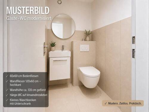 WC bei Einzug MUSTER - 
