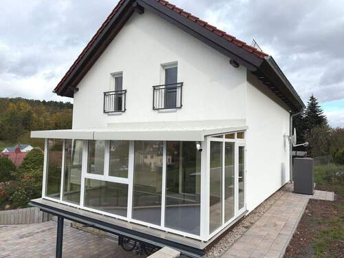 Wintergarten (nun fertig) - Einfamilienhaus mit 123,00 m&sup2; in Gera zum Kaufen