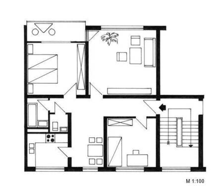 Albertstraße 15 17 19 3ZKB links - 