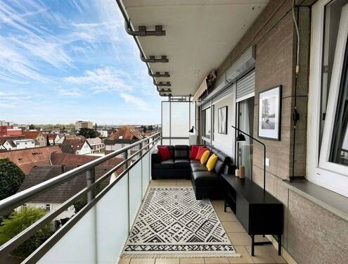 Balkon (Visualisierung) - 4 Zimmer Etagenwohnung in Viernheim