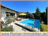 Pool und Terrasse - Beste Lage in Röthenbach an der Pegnitz! Exklusiver Bungalow mit Doppelgarage und Pool!