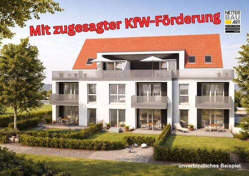 Visualisierung mit Förderung.pdf.jpg - Neubauwohnungen im Grünen in Großgründlach, Whg. 8