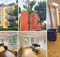 Büro oder Praxis in Gohlis-Süd - 6 Räume, Parkett, Bodentanks, 2 WCs, EBK + Tiefgarage mgl. - Leipzig Zentrum-Nord