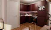 Die offene Wohnküche lädt zum gemeinsamen Kochen e - 1 Zimmer Etagenwohnung in Berlin