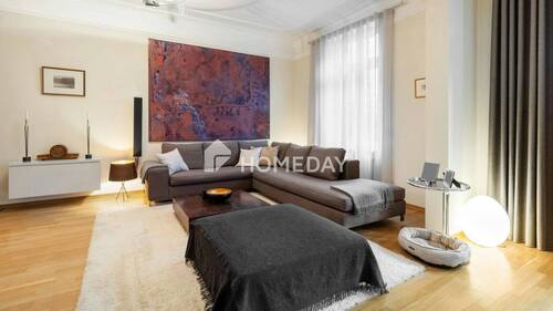 Wohnzimmer 2 - 3 Zimmer Etagenwohnung in Frankfurt am Main
