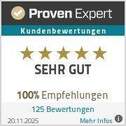 Pfund Immobilien ProvenExpert Bewertungssiegel 2025 - 