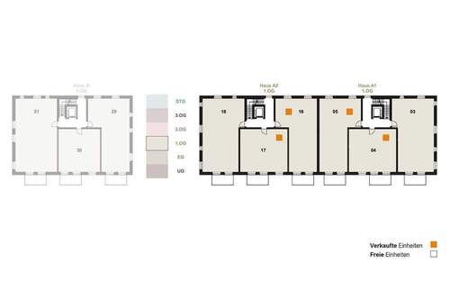 Geschossübersicht 1. OG - 