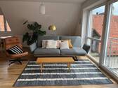 Wohnzimmer - Moderne Penthouse-Wohnung mit großer Sonnenterrasse und schönem Ausblick im Herzen von Abensberg