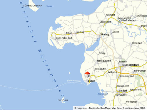 Lage in Schleswig-Holstein - 