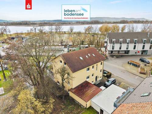 Nordostansicht - Ideale Ferienwohnung mit Seeblick in Markelfingen!