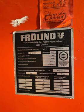 Typ-Schild Heizung - 