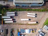 Vogelperspektive - Rund 2.200 m² eingezäunte Lagerfläche in Karlsruhe - ab Ende September frei!