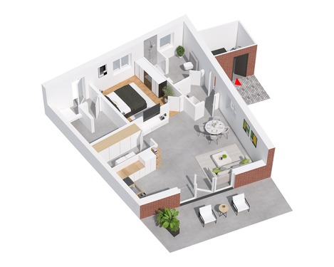 Wohnung 1 - Hochwertige Neubauwohnung Jetzt kaufen und mitgestalten - bei Fertigstellung bezahlen