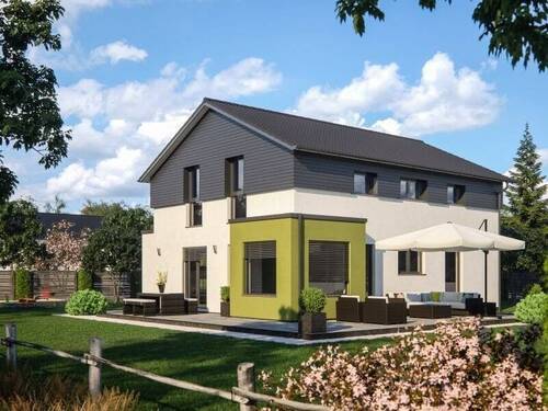 Bild 1 - So sieht Satteldach-Architektur heute aus! Ihr neues QNG Einfamilienhaus!