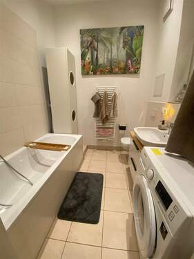 Wannenbad mit WM-Anbschluß - 