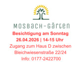 Besichtigung Musterwohnung Sonntag, 26.04.2026 14- - 3 Zimmer-Wohnung mit eigenem Garten, Einbauküche und Full-Smart-Home
