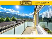 Blick vom Balkon - TOP OF Garmisch-Partenkirchen: 2-Zimmer-Wohnung ca. 49 m², 5. OG, LIFT, EBK, Balkon, Keller, Stellplatz