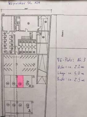 Draufsicht - Garage, Stellplatz zum Kaufen in Berlin