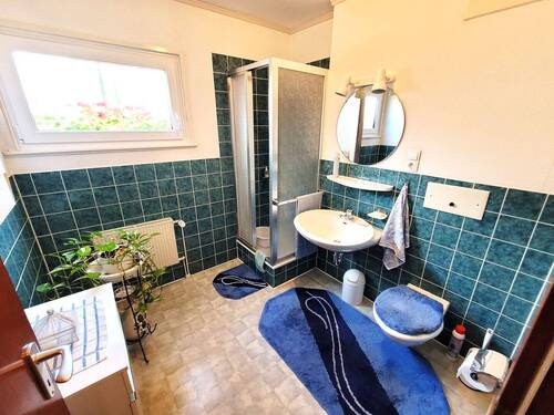 Bad im Erdgeschoss - 7 Zimmer Einfamilienhaus zum Kaufen in Rüsselsheim am Main