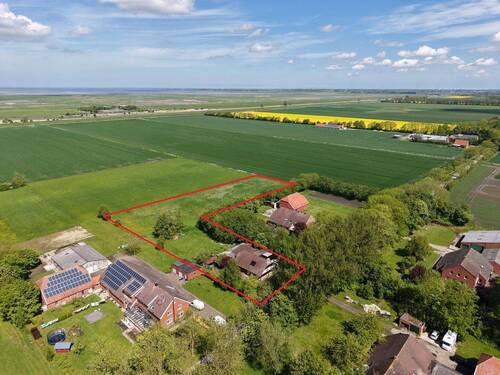 Luftbild Grundstück 1 - Einfamilienhaus mit 188,00 m&sup2; in Norden zum Kaufen
