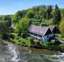 idyllisches Fachwerkanwesen v. 1605 auf eigener Insel 430 m² Wohnfl. 1812 m² Areal Bergisches Land - Solingen Höhscheid
