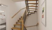 Treppen ins Dachgeschoss - 