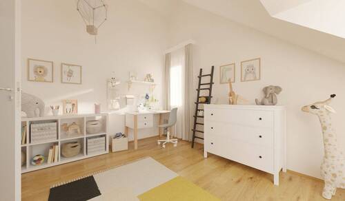 Zimmer 2 im Dachgeschoss - 