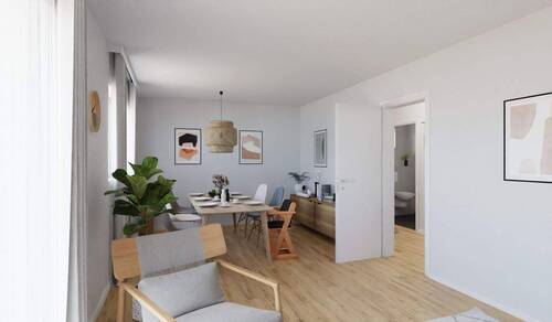 Wohnbereich - Doppelhaushälfte mit 154,20 m² in Leipzig-Seehausen zum Kaufen