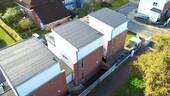 Rückseite_Luftaufnahme - 4 Zimmer Reihenmittelhaus in Schwerin