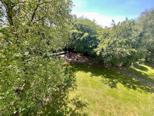 Ausblick Balkon - 2 Zimmer Etagenwohnung zur Miete in Mülheim an der Ruhr