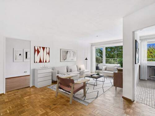 Wohnzimmer - Wohnen, wo andere Lübeck erleben - Ihr komfortables City-Zuhause mit Tiefgarage!