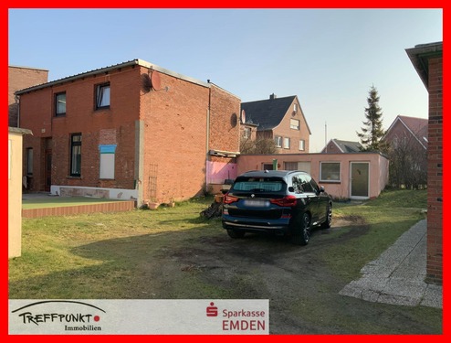 Seitliche Grundstücksgrenze mit Altbaubestand - Grundstück in Borkum zum Kaufen