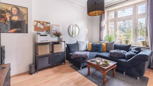 Wohnzimmer EG - Mehrfamilienhaus, Wohnhaus mit 181,40 m² in Hamburg zum Kaufen