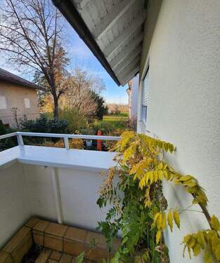 Blickin Richtung Isar - Terrassenwohnung mit 59,00 m&sup2; in Unterföhring zum Kaufen