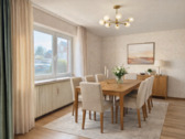 Esszimmer am Wohnzimmer EG - Homestaging - 