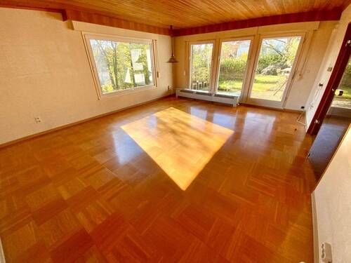Wohnzimmer EG - 6 Zimmer Mehrfamilienhaus, Wohnhaus zum Kaufen in Wiesloch