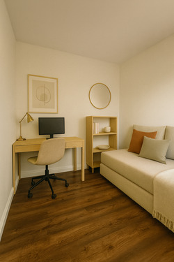 Home-Office (Einrichtungsbeispiel) - 3 Zimmer Etagenwohnung in Berlin