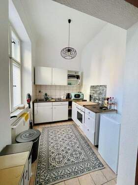 Küche - *Klein, fein und zentral* Gemütliche 1-Zimmer-Wohnung im Herzen der Stralsunder Altstadt