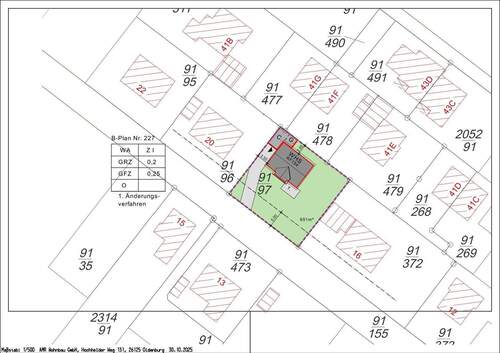 Lageplan - Grundstück zum Kaufen in Oldenburg / Alexandersfeld