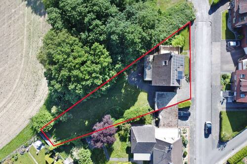 Draufsicht rot - 5 Zimmer Einfamilienhaus in Steinfurt