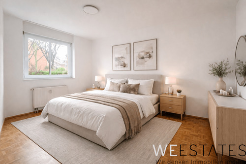 Schlafzimmer visualisiert - 