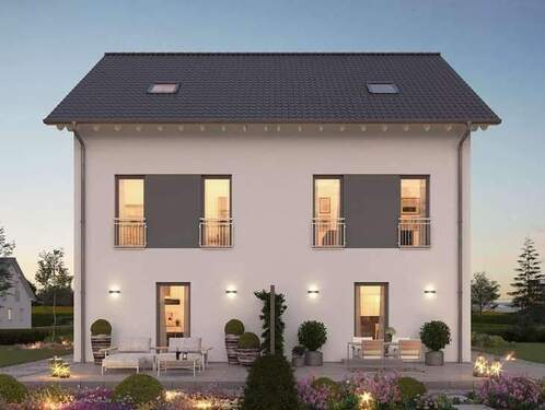 TwinSytle 1401S_V1 - Doppelhaushälfte mit 126,00 m&sup2; in Ditzingen-Heimerdingen zum Kaufen