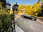 Seitenansicht zum Bungalow - 