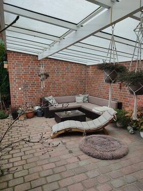 Überdachte Terrasse - 2 Zimmer Etagenwohnung zur Miete in Greven