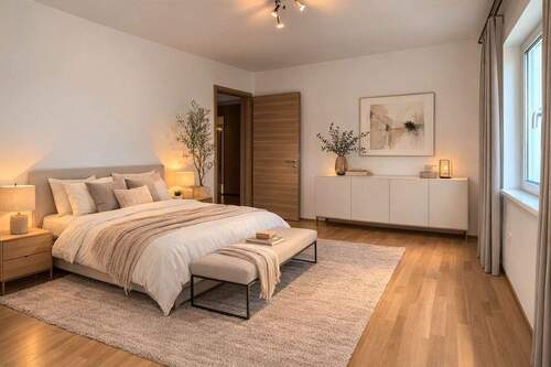 Schlafzimmer Einrichtungsvorsc - 3 Zimmer Etagenwohnung zum Kaufen in Murnau