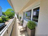 Balkon komplett virtuell - 3 Zimmer Etagenwohnung in Lörrach