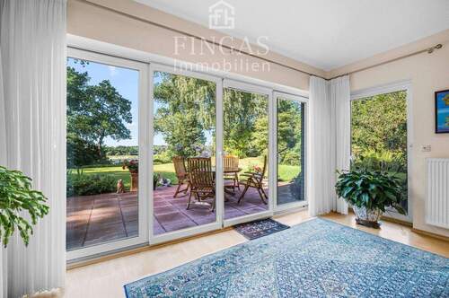 Blick aus dem Wohnzimmer - 