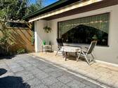 große Südterrasse mit Markise - 