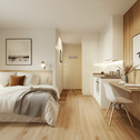 modernes Studiowohnen - 1 Zimmer Etagenwohnung in Erlangen